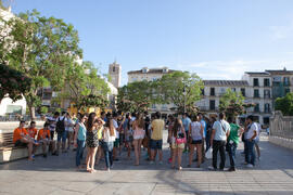 Visita guiada por el centro histórico. Olimpiada Española de Economía, Fase Nacional. Plaza de la...