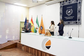 Discurso de Teodomiro López. Toma de posesión de Ana José Cisneros Ruiz como nueva decana de la Facultad de Ciencias Económicas y Empresariales de la Universidad de Málaga. Campus de El Ejido. Enero de 2025