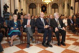 Marion Reder, Alfredo Asensi, Francisco de la Torre y José Manuel Cabra de Luna en el nombramient...