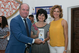 Manuel Jesús Barón y Tecla Lumbreras. Cena de gala con motivo del Campeonato Europeo Universitari...