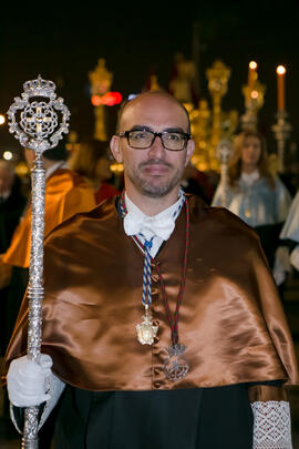 Óscar David de Cózar. Estación de Penitencia de la Hermandad de los Estudiantes. Málaga. Abril de 2017