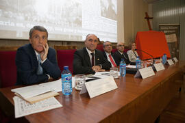 Mesa presidencial del acto conmemoración del 50 Aniversario de la Facultad de Económicas. Faculta...