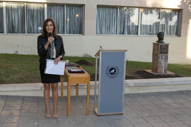 Presentación del árbol de Hipócrates donado por la isla de Kos. Facultad de Medicina. Octubre de 2017