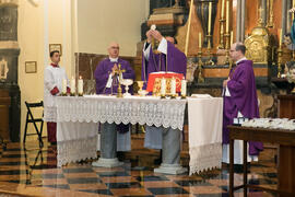 Misa de Lunes Santo. Iglesia de San Agustín. Abril de 2019