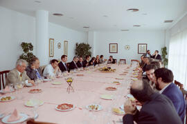 Reunión del Consejo Social de la Universidad de Málaga en el Parque Tecnológico de Andalucía. Marzo de 2001