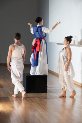 Representación de la obra "La Gaviota" de la compañía Mu Teatro. Paraninfo. Octubre de 2015