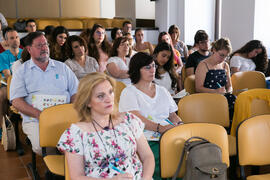 Asistentes al curso "Información y Comunicación". Cursos de Verano de la Universidad de...