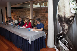 Intervención de José Ángel Narváez. Presentación de la XXV edición del Fancine. Edificio del Rect...