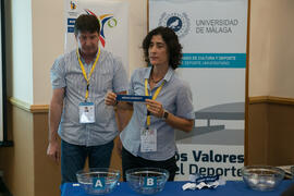 Sorteo del calendario de competición. Campeonato Europeo Universitario de Balonmano. Antequera. J...