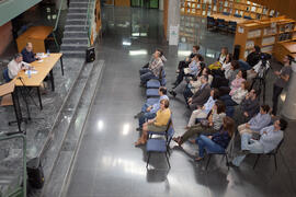 Presentación de la novela 'El protegido', de Pablo Aranda. Biblioteca General. Abril 2015