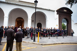 Entierro de Eugenio Chicano. Cementerio de Vélez-Málaga. Noviembre de 2019