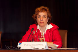 Encarnación Páez. Panel de Expertos. 3º Congreso Internacional de Actividad Físico-Deportiva para Mayores de la Universidad de Málaga. Palacio de Ferias y Congresos de Málaga. Marzo de 2009