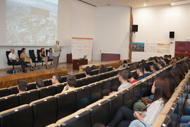 Intervención de Eugenio José Luque. Acto de bienvenida al alumnado de primer curso de Económicas....