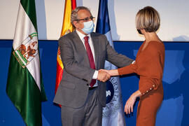 Toma de posesión de Ana Belén Ortega Ávila como nueva profesora titular del Área de Enfermería de la Universidad de Málaga. Paraninfo. Diciembre de 2021