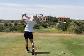 Jugador de la Universidad Toulouse 1 Capitole. Campeonato Europeo de Golf Universitario. Antequer...