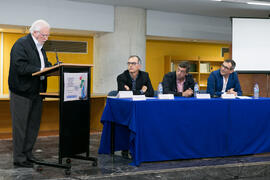 Intervención de Rafael Ballesteros. Homenaje a Pablo García Baena y Antonio Garrido. Biblioteca G...