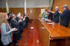 Homenaje a María Victoria Atencia. Edificio del Rectorado. Diciembre de 2014