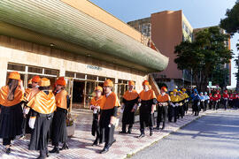 Comitiva académica. Investidura de Bernardo Quintero como Doctor "Honoris Causa" por la Universidad de Málaga. Paraninfo. Marzo de 2025