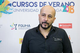 Ángel Custodio. Curso "La televisión del siglo XXI, nuevos formatos y consumos". Cursos de verano 2018 de la Universidad de Málaga. Marbella. Julio de 2018