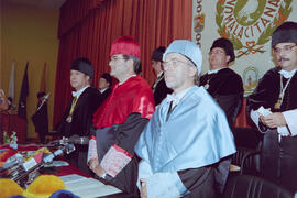 Apertura del Curso Académico 1998/1999 de la Universidad de Málaga. Paraninfo. Octubre de 1998