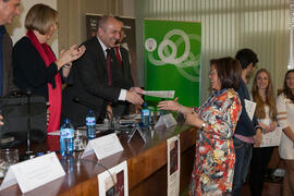 Eugenio José Luque en la entrega de premios a los alumnos ganadores de la VIII Olimpiada Local de...