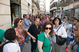 Visita guiada por el centro histórico. Olimpiada Española de Economía, Fase Nacional. Calle Comed...