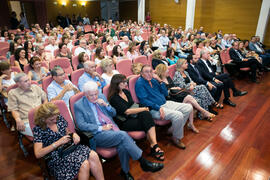 Asistentes a la presentación del libro "Sur", de Antonio Soler. Edificio del Rectorado....