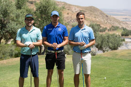 Grupo de jugadores. Campeonato Europeo de Golf Universitario. Antequera. Junio de 2019