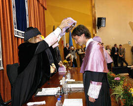 Investidura de nuevos doctores por la Universidad de Málaga. Paraninfo. Abril de 2008