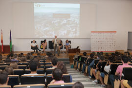 Acto de bienvenida a los alumnos de primer curso de Económicas. Paraninfo. Septiembre de 2015