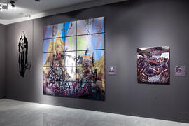 Exposición "Eugenio Chicano. Murales". Sala de exposiciones del Edificio del Rectorado. Octubre de 2011