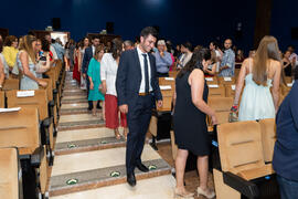 Entrada del alumnado. Graduación de Másters de la Facultad de Ciencias Económicas y Empresariales de la Universidad de Málaga. Paraninfo. Junio de 2019