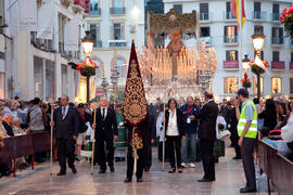 Procesión Magna Mariana con motivo del "Mater Dei". Centro histórico de Málaga. Septiembre de 2013