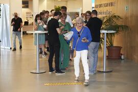 Público entrando al Concierto Conmemorativo del 50 Aniversario de la Universidad de Málaga. Audit...