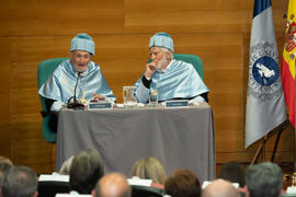 Discurso de Brian Harris en su investidura como Doctor "Honoris Causa" por la Facultad de Filosofía y Letras de la Universidad de Málaga. Edificio del Rectorado. Febrero de 2020