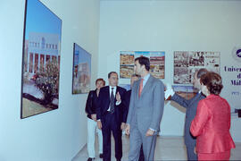 Inauguración del Rectorado por el príncipe Felipe. Málaga. Abril de 2002