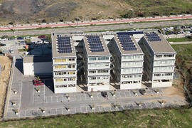 Edificio The Green Ray. Campus de Teatinos. Diciembre de 2016