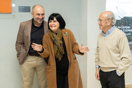 Presentación de la obra "Desconexión", de Carlos Barceló, donada a la Facultad de Econó...