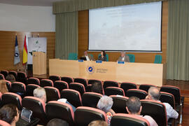 Fernando Rodríguez Lafuente, Guadalupe Fernández y Teodosio Fernández. Curso "La ciudad como...