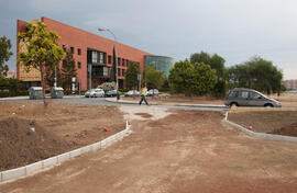 Obras del Bulevar del Campus de Teatinos. Julio de 2006