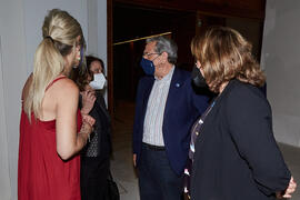 Inauguración de la exposición "Eugenio Chicano Siempre". Museo de Málaga. Mayo de 2021