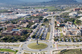 Vista aérea general. Campus de Teatinos. Diciembre de 2016