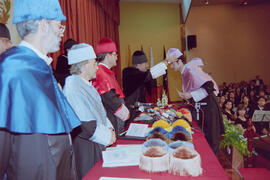 Apertura del Curso Académico 1998/1999 de la Universidad de Málaga. Paraninfo. Octubre de 1998