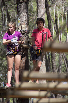 Actividad en Aventura Amazonia Marbella. Olimpiada Española de Economía, Fase Nacional. Marbella....