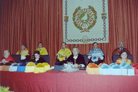 Apertura del Curso Académico 1999/2000 de la Universidad de Málaga. Paraninfo. Octubre de 1999