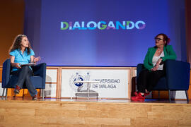 "Dialogando" con Clara Grima. Escuela de Ingenierías Industriales de la Universidad de Málaga. Mayo de 2024