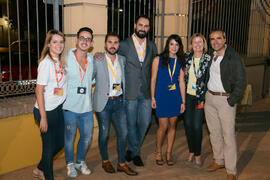 Foto de grupo. Welcome to UMA. Bienvenida a los alumnos de intercambio internacional de la Univer...