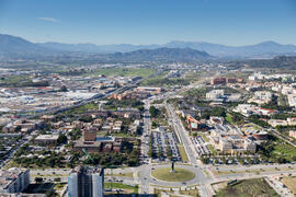 Vista aérea general. Campus de Teatinos. Diciembre de 2016