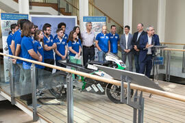 José Ángel Narváez. Presentación del proyecto "UMA Racing Team 2017/2018". Edificio del...