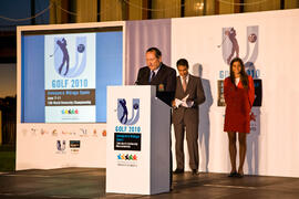 Inauguración del Campeonato Mundial Universitario de Golf. Antequera Golf. Junio de 2010